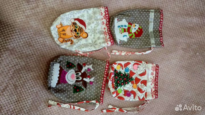 Новогодние мешочки для подарков