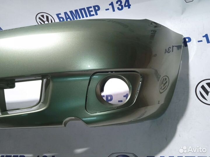 Бампер передний LADA kalina 1 Колумбийская зелень