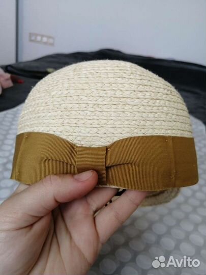 Кепка шляпа соломенная