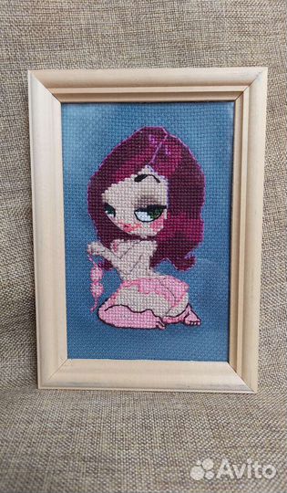 Декор сканди вышивка