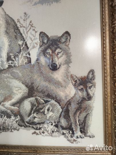 Картина вышитая крестом