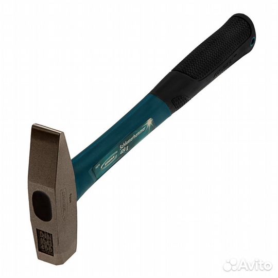 Молоток слесарный, 400 г, квадратный боек, фибергл