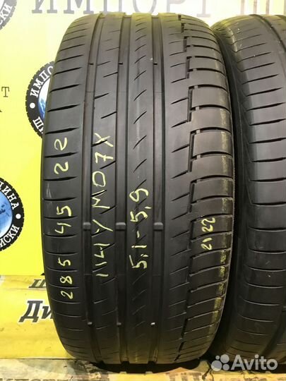 Continental ContiPremiumContact 6 285/45 R22 и 325/40 R22 114V