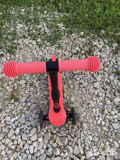 Самокат детский трехколесный складной б/у