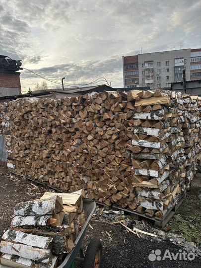 Дрова березовые колотые