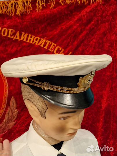 Фуражка летняя вмф морской флот СССР 1973