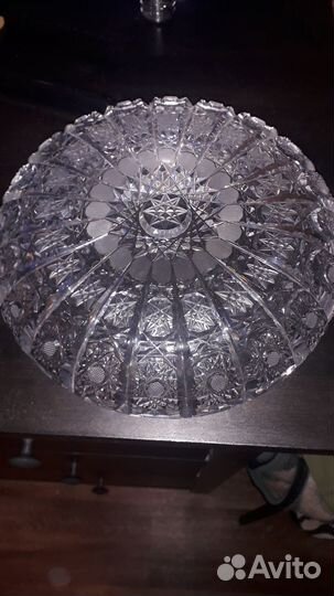 Хрустальная ваза, пепельница