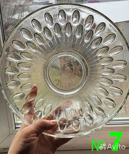 Вазы СССР стекло хрусталь