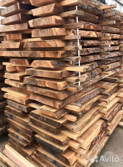 Доска не обрезная кедр сибирский