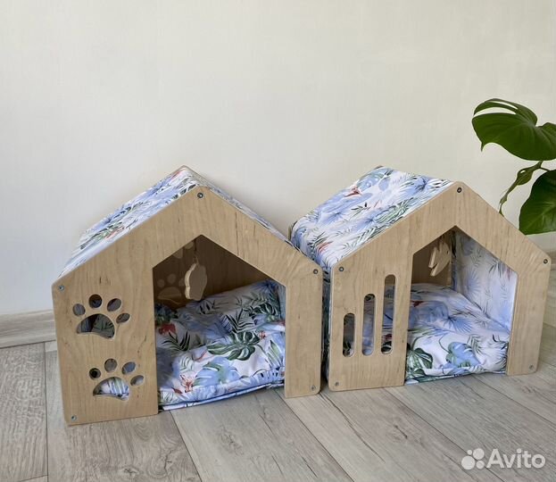 Домик для питомцев, будка - дом для кошки, собаки