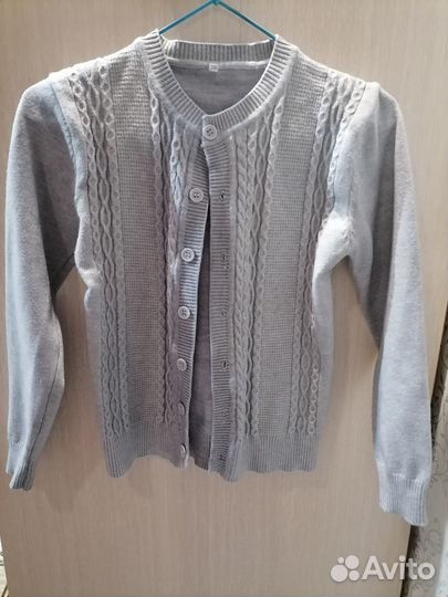 Джемпер, кардиган школьный для девочки