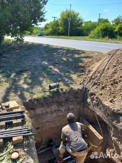 Проколы под дорогой.Водопровод и Канализация