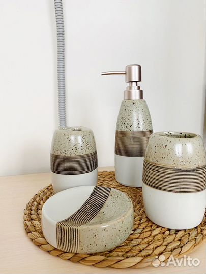Набор для ванной декор посуда интерьер
