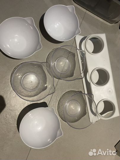 Миски для кошек на подставке