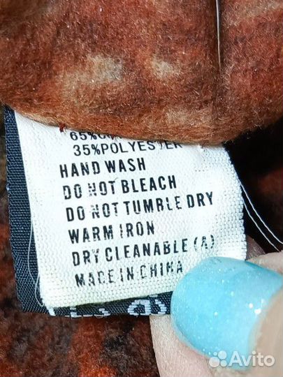 2х сторонний флисовый пиджак (пальто) размер S