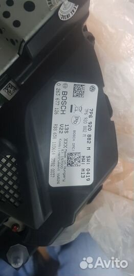 Щиток приборов VW Touareg