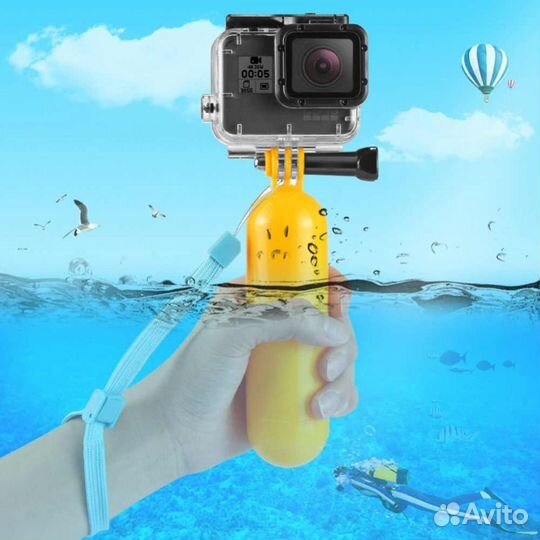 Монопод ручка поплавок для экшн камер Gopro
