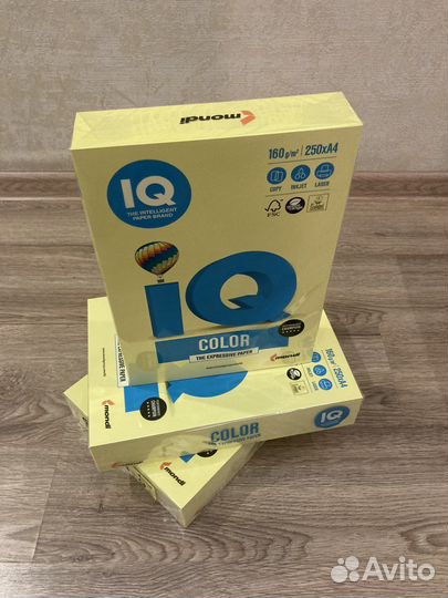 Офисная бумага IQ color A4x250 160г/м2