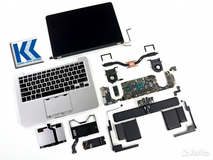 Зарядка. Клавиатура. Экран. Запчасть для ноутбука