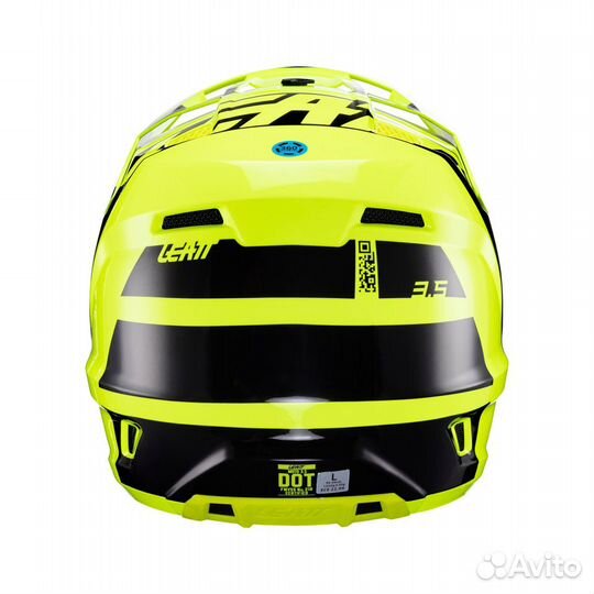 Мотошлем Leatt Moto 3.5 Helmet Kit Citrus 2024