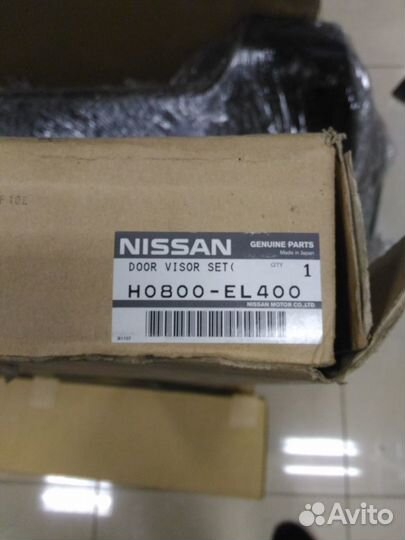 Дефлекторы окон Nissan Tiida C11 Седан H0800EL400