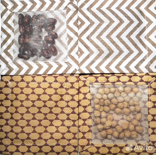 Тактильные мешочки (набор 10 шт)