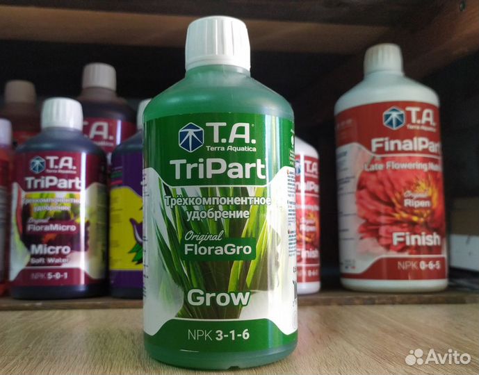 Удобрение Terra Aquatica TriPart Grow 500мл