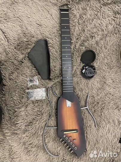 Безгрловая гитра Donner hush-I silent guitar