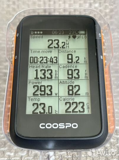 Велокомп CooSpo BC200, glonass, strava, новый