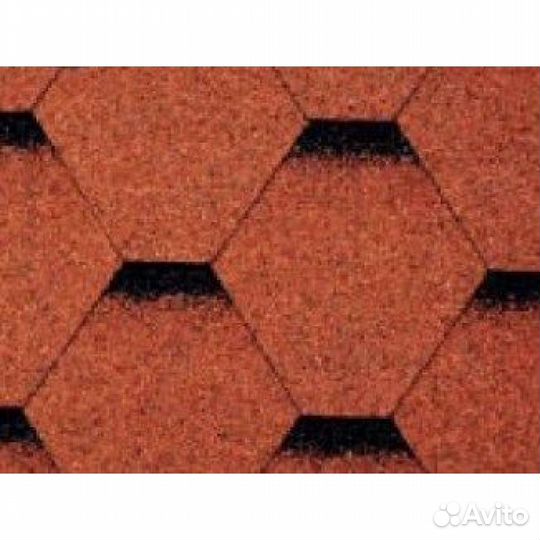 Гибкая черепица Руфшилд Классик Стандарт Красный