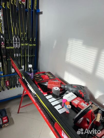 Профессиональная подготовка лыж. Сервис