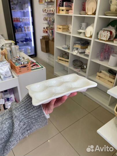 Подставка для яиц фарфоровая 18х13 см