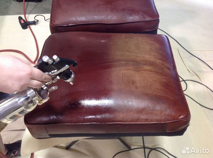 Краска для диванов (ремонт кожаных диванов) подбор