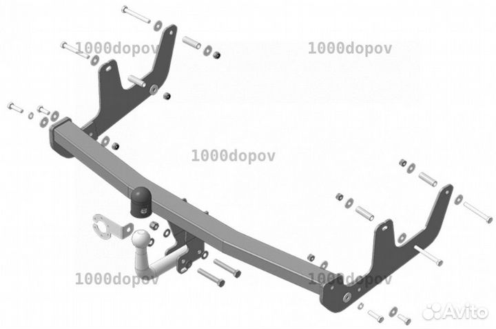 Фаркоп на Renault Sandero Stepway 1 австостандарт