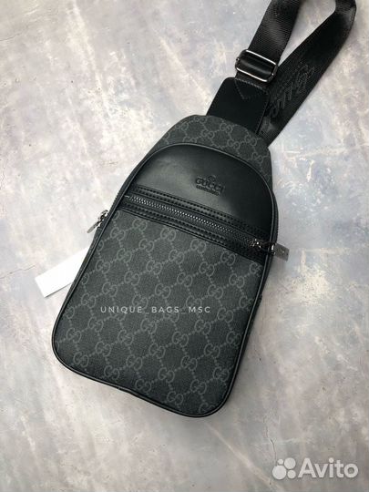 Сумка gucci мужская через плечо кобура новая