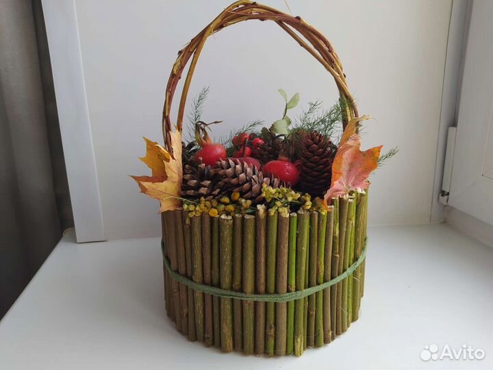 Декоративная осенняя композиция на заказ