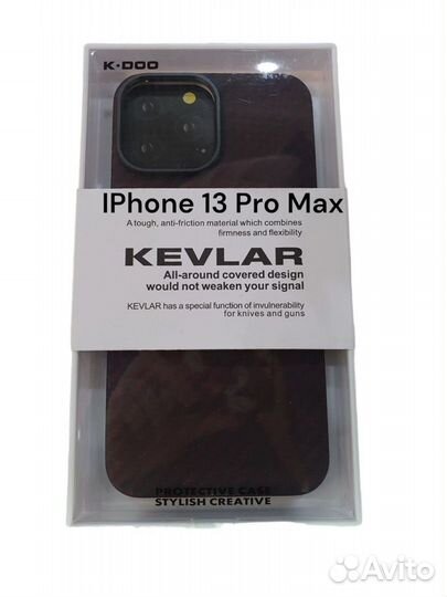 Чехол iPhone 13/14/pro/max kevlar k-doo