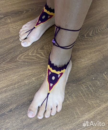 Пляжные украшения «сандали»