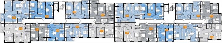 2-к. квартира, 58,3 м², 8/9 эт.