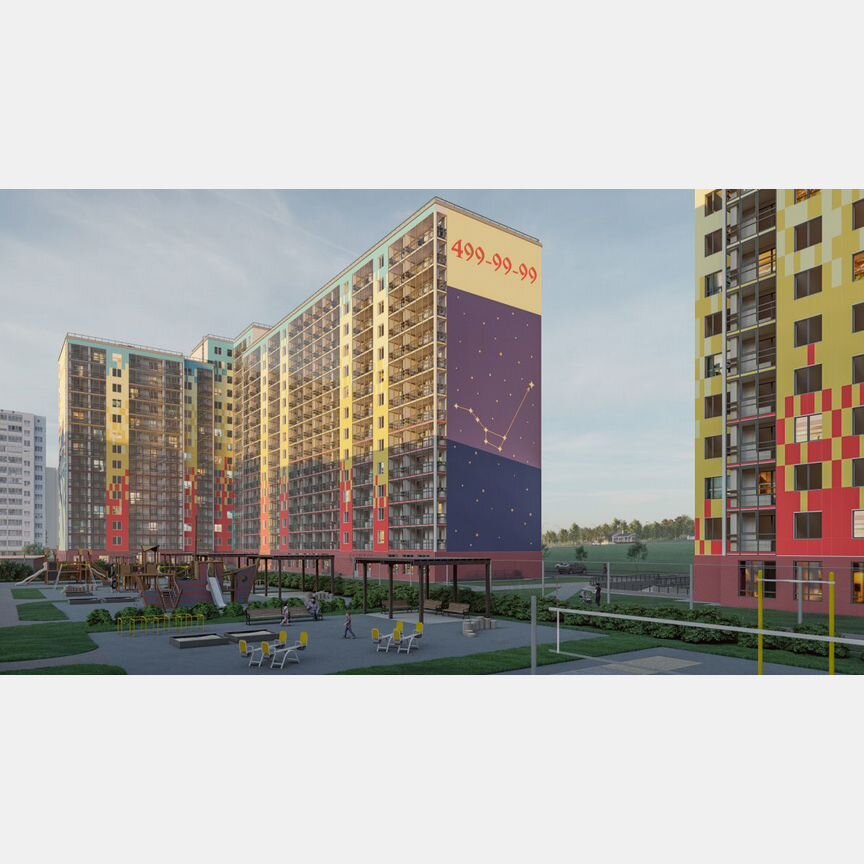 3-к. квартира, 88 м², 15/15 эт.