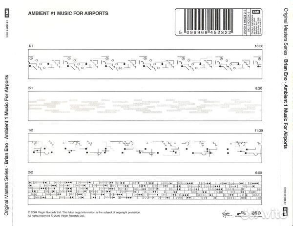 Brian Eno - Ambient 1 Music For Airports(CD)