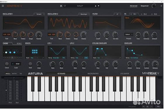 Синтезатор Arturia MiniFreak