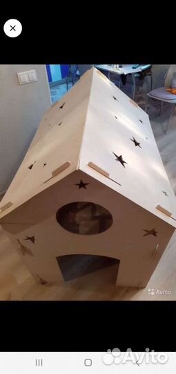 Детский игровой домик из дерева