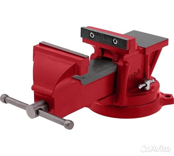 Тиски matrix слесарные, 125 мм, поворотные