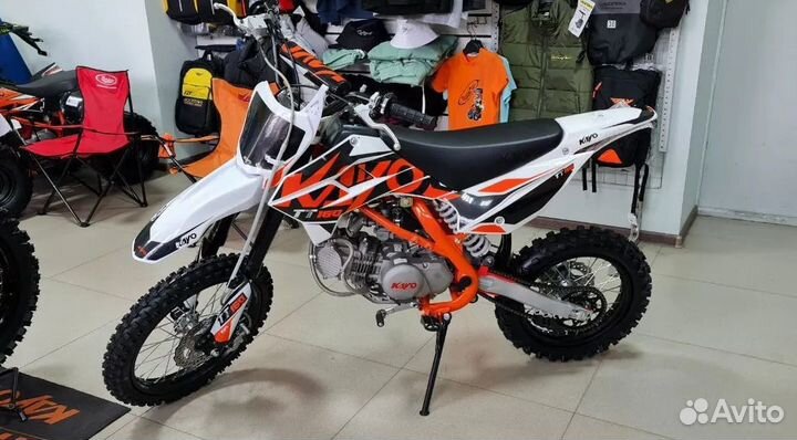 Питбайк kayo TT160 17/14 KRZ (механ. сцепл., кикст