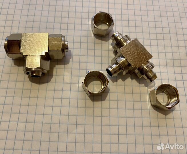 Фитинг тройной 10 мм нерж