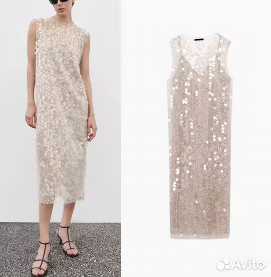 Вечернее платье zara 48 размер новое