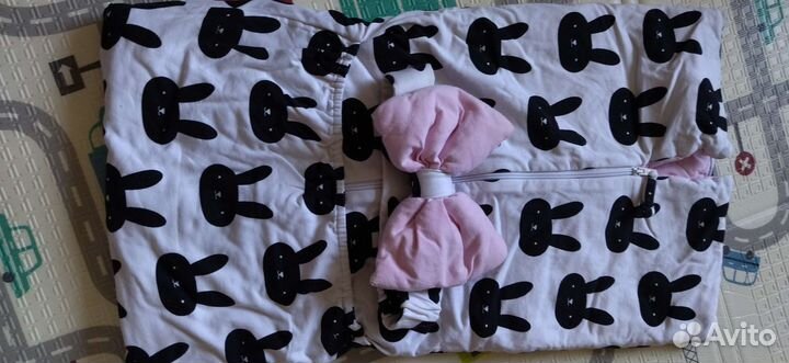 Конверт одеяло на выписку осень