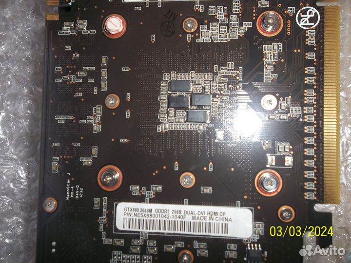 Palit nvidia GeForce GTX 680 2гб gddr5