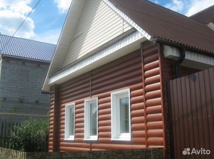 Металлический сайдинг Блок-Хаус